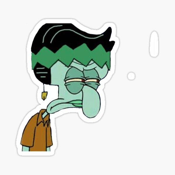 Squidward Kishibe Sticker