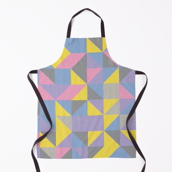 Item preview, Geometric tiles in yellow and gray color palette in abstract mosaic designed and sold by acidmit.