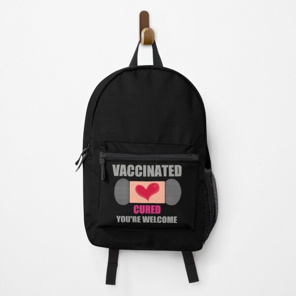 Item preview, VACCINATED Cured You're Welcome coronavirus, covid 19, bandaige Design designed and sold by Lighvision.