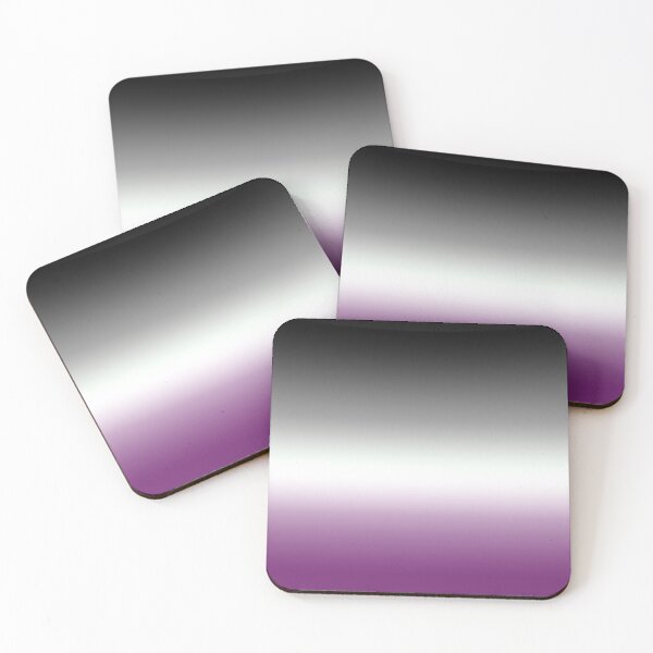Item preview, Asexual Pride Ombre Gradient - Black, Gray, White Purple designed and sold by UBUCO.