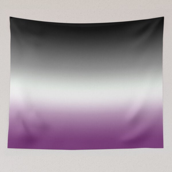 Item preview, Asexual Pride Ombre Gradient - Black, Gray, White Purple designed and sold by UBUCO.
