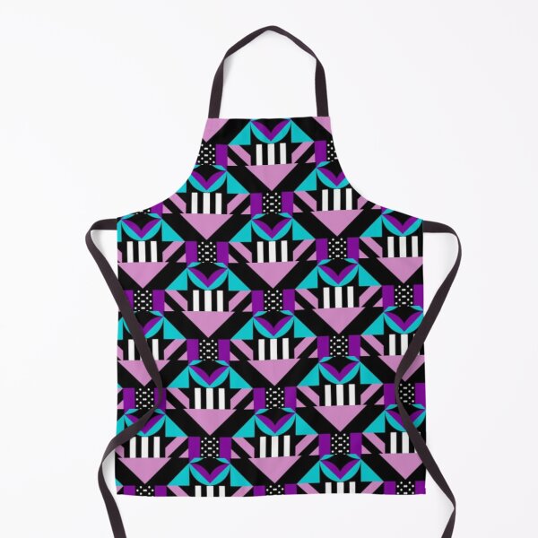 Item preview, Geometric Abstract in Purple. Teal, Black and white designed and sold by pugmom4.