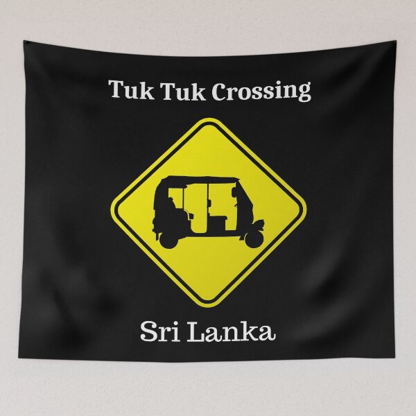 Item preview, Sri Lanka - Tuk Tuk Crossing Ahead designed and sold by Legit Hooligan.