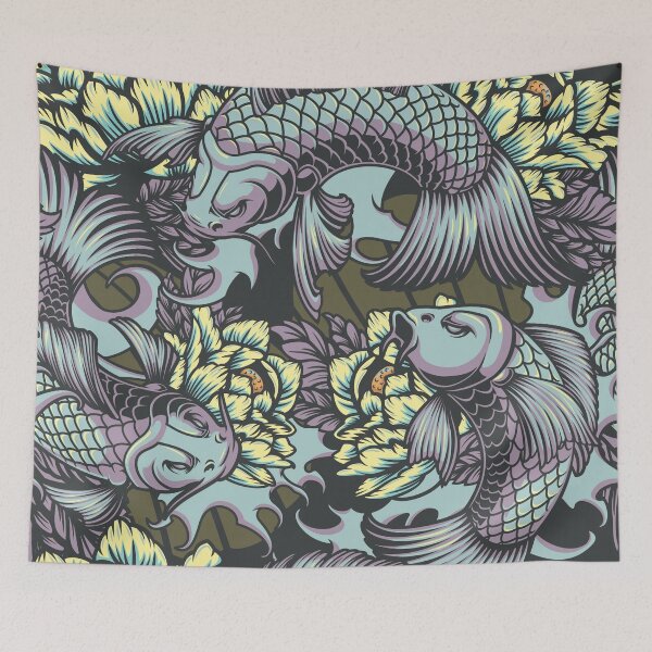 Item preview, Japanese Koi Carp Fish designed and sold by Artcraft-Ink.