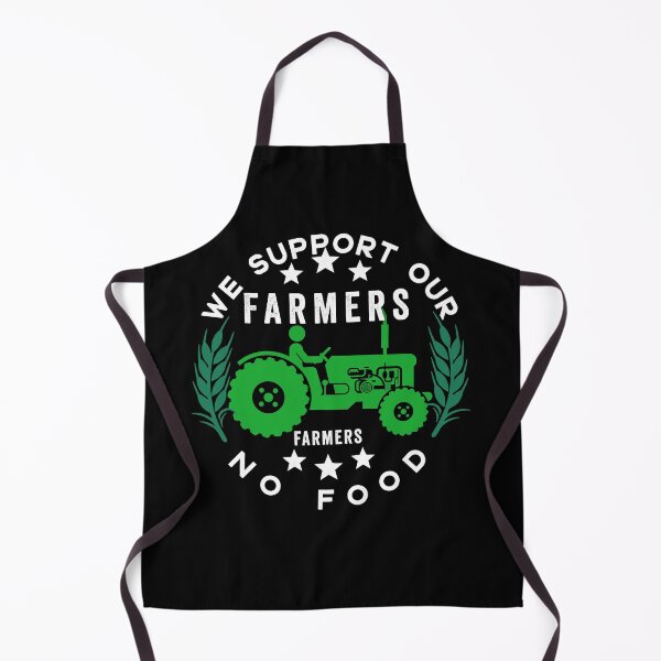 Item preview, WE SUPPORT OUR FARMERS NO FARMERS NO FOOD designed and sold by Hussain Shirts.