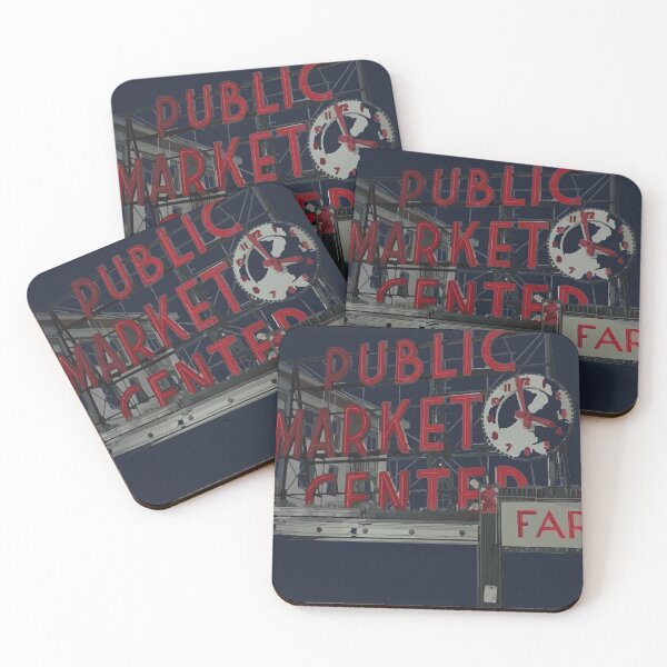 Item preview, Pike Place Public Market designed and sold by thecatsfractal.