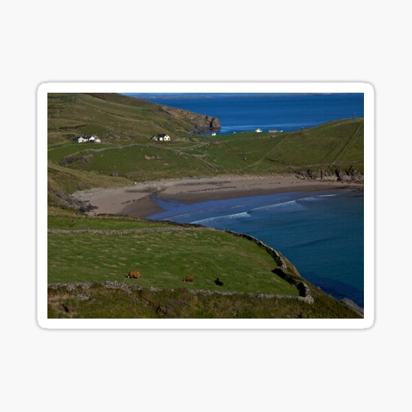Traloar Beach, Muckross Head, Donegal Sticker