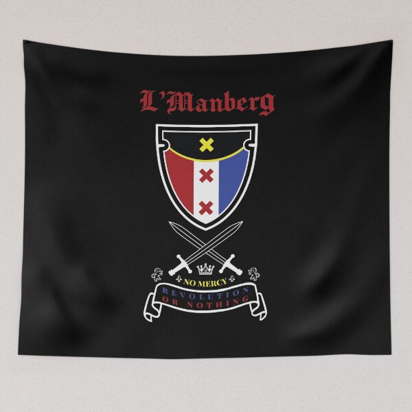 Item preview, lmanberg Flag - Revolution or Nothing (no mercy) designed and sold by ShawnDzign.
