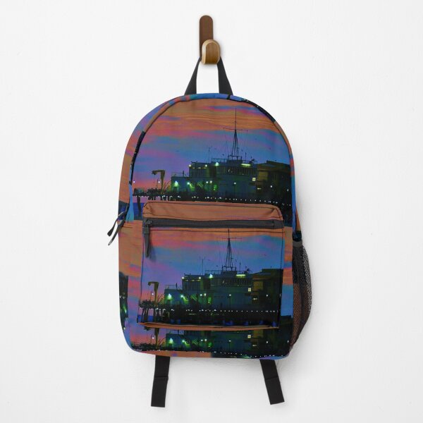 Item preview, Santa Monica Pier Dark Sunset designed and sold by KATKattalestv.
