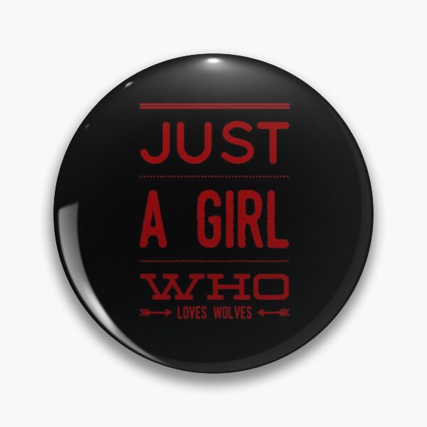 Item preview, Just a Girl who Loves Wolves designed and sold by Cute-Jory-Store.
