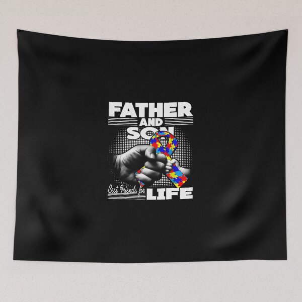 Item preview, Autism Awareness Father and Son Best Friend for Life designed and sold by MyintThan09.