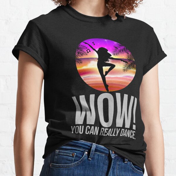 Item preview, wow you can really dance. jazz dancer silhouette.sunset designed and sold by efenem.