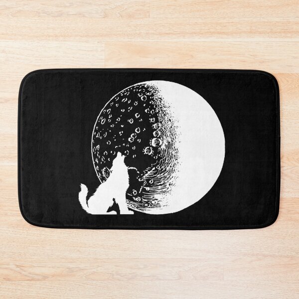 Item preview, Wolf and full moon designed and sold by ArtjomDesign.