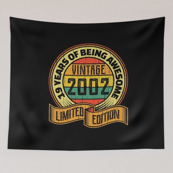 Item preview, 19 years of being awesome vintage 2002 Limited edition designed and sold by Hananiah Merch.