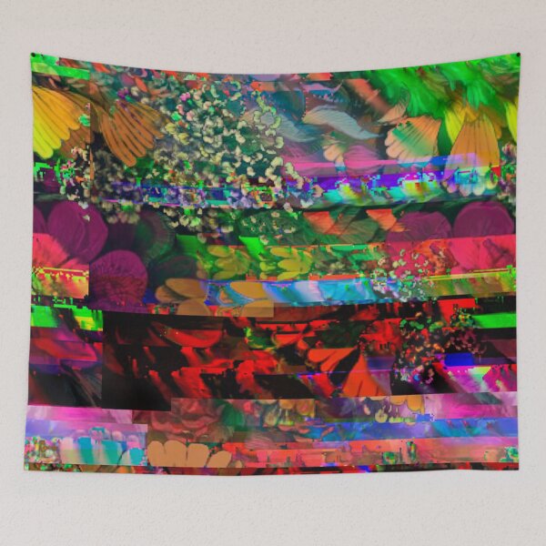 Item preview, Glitch patterns, psychedelic, for young people of body and soul designed and sold by Caracol-Spanish.