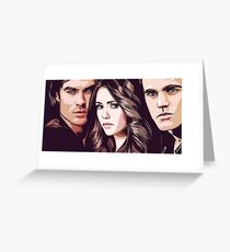 The Vampire Diaries Greeting Card