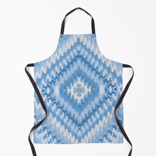 Item preview, Embossed Blue And White Shibori Diamond designed and sold by justrachna.