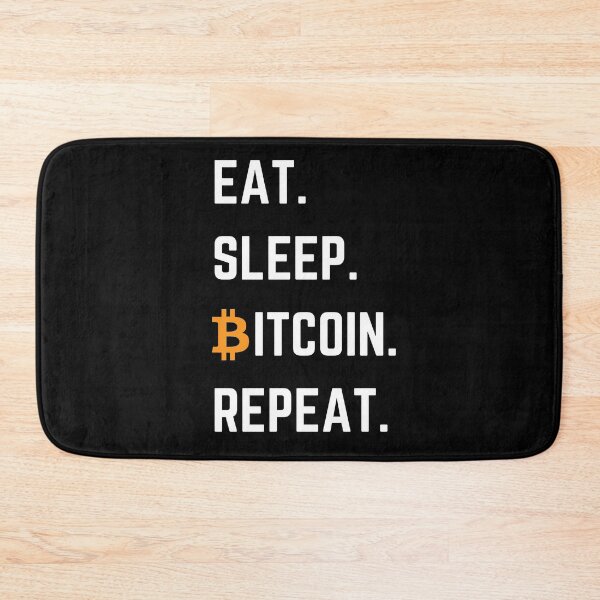 Item preview, Eat. Sleep. Bitcoin. Repeat. Alt. designed and sold by Unworldly.