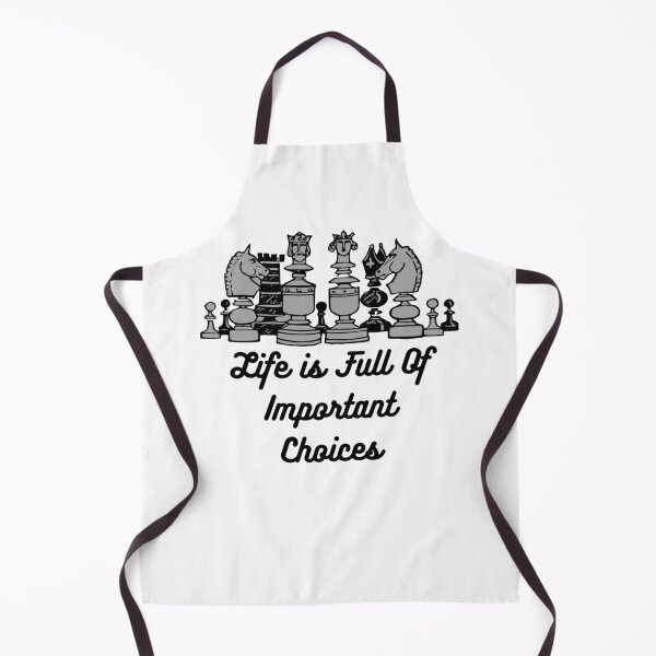 Item preview, Life Is Full Of Important Choices Chess designed and sold by AmberSiraj.