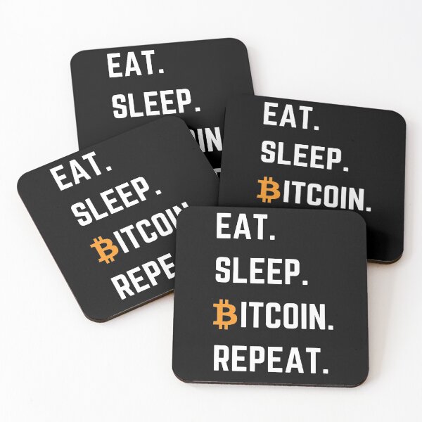 Item preview, Eat. Sleep. Bitcoin. Repeat. Alt. designed and sold by Unworldly.