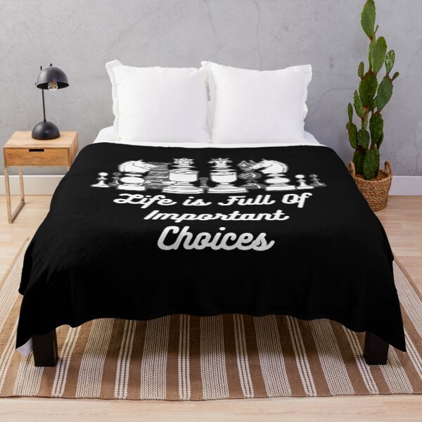 Item preview, Life Is Full Of Important Choices Chess designed and sold by AmberSiraj.