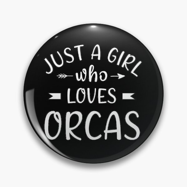 Item preview, Just a girl who loves orcas designed and sold by Catsloversdotme.