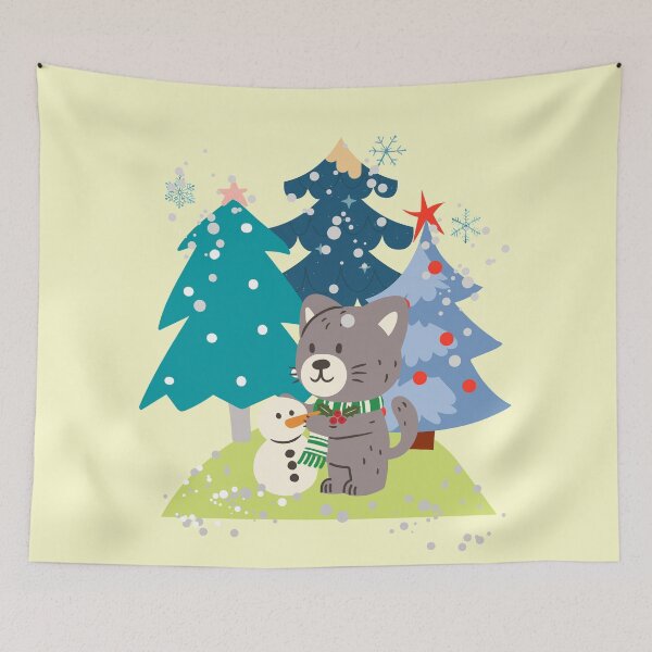 Item preview, British Short Hair Tshirt Tee Shirt Christmas Story Cute Funny Kawaii Graphic Cartoony Design for Apparel Accessories Home Decor Skins Totes Bags Wall Art Stickers designed and sold by Rocbebe.