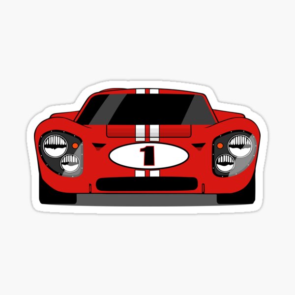 1967 Champion # 1 Sticker
