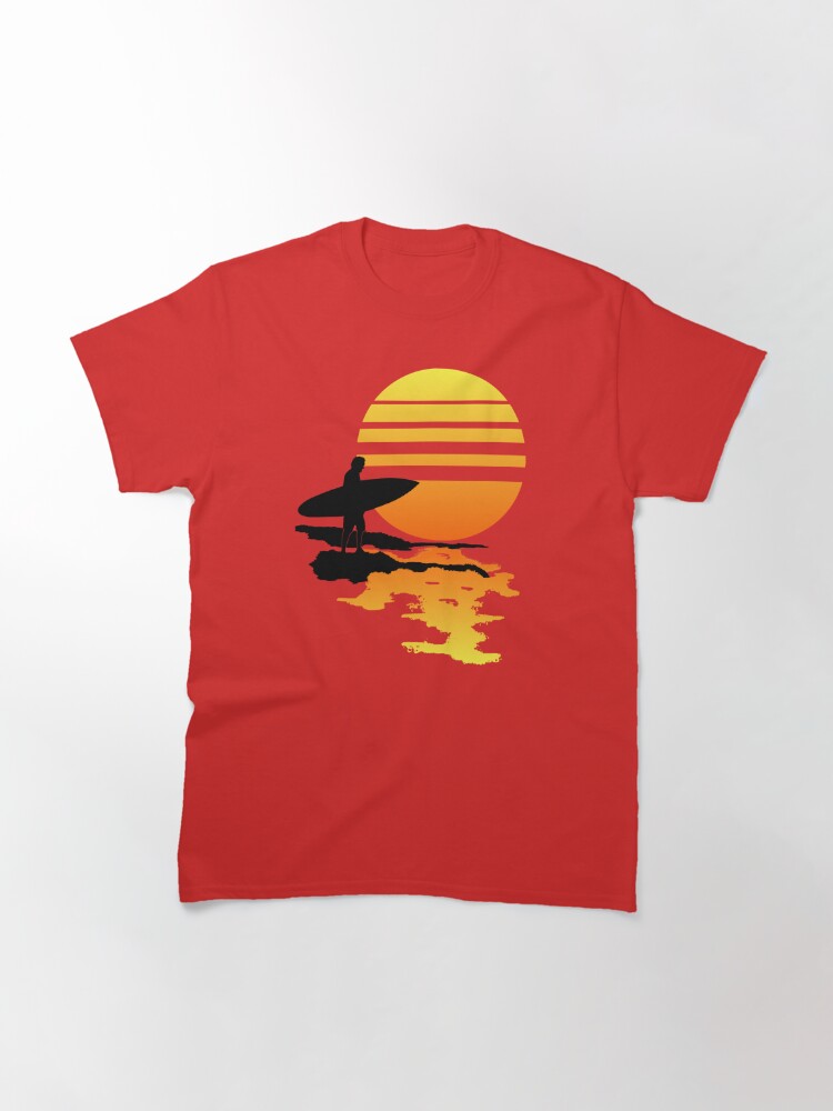 Disover Surfing Sunrise | Classic T-Shirt