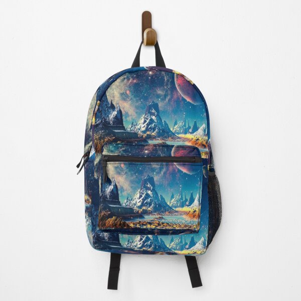 Artikelvorschau, Galaxy Mask Pin Buttons Rucksäcke entworfen und verkauft von EyeDeveloper.
