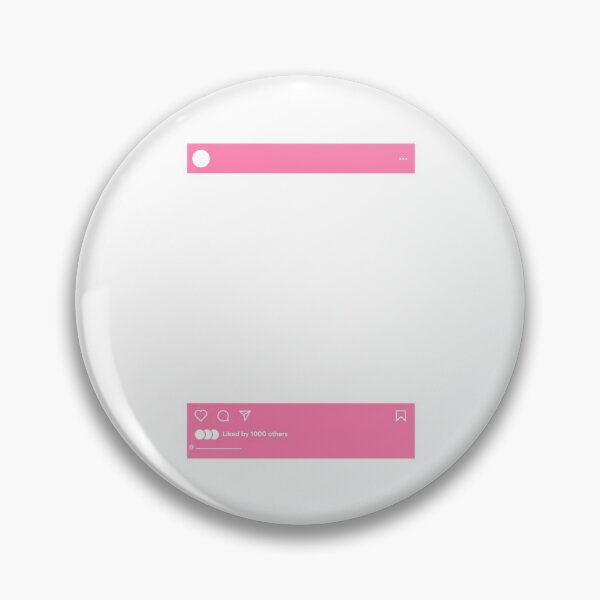 Item preview, Instagram Post Transparent Middle Pink designed and sold by flyrocket.