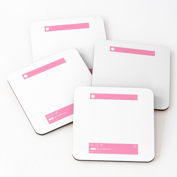 Item preview, Instagram Post Transparent Middle Pink designed and sold by flyrocket.