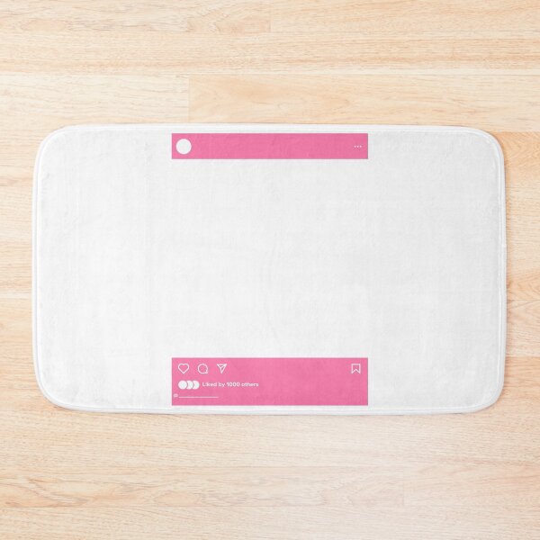 Item preview, Instagram Post Transparent Middle Pink designed and sold by flyrocket.