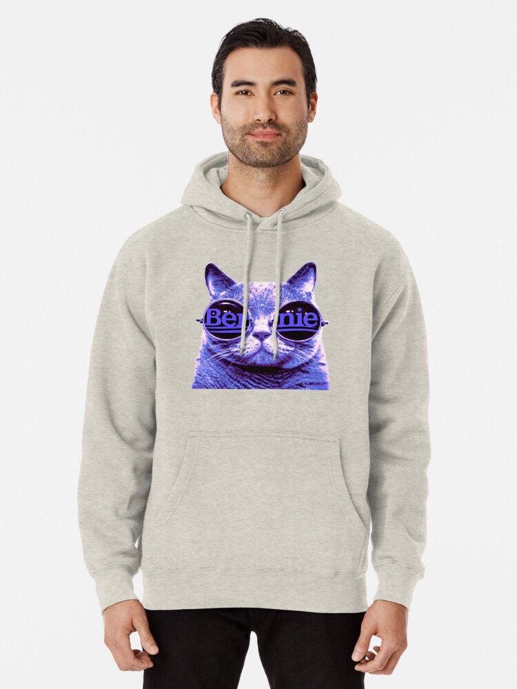 purple cat hoodie