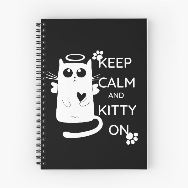 Item preview, Keep calm and kitty on designed and sold by Dankio.