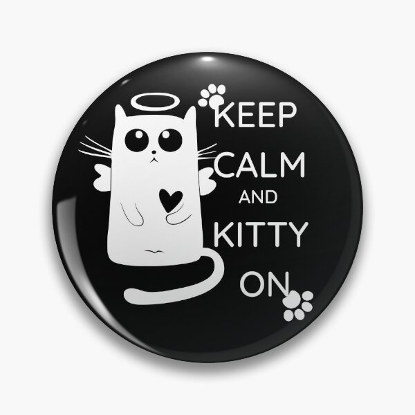 Item preview, Keep calm and kitty on designed and sold by Dankio.