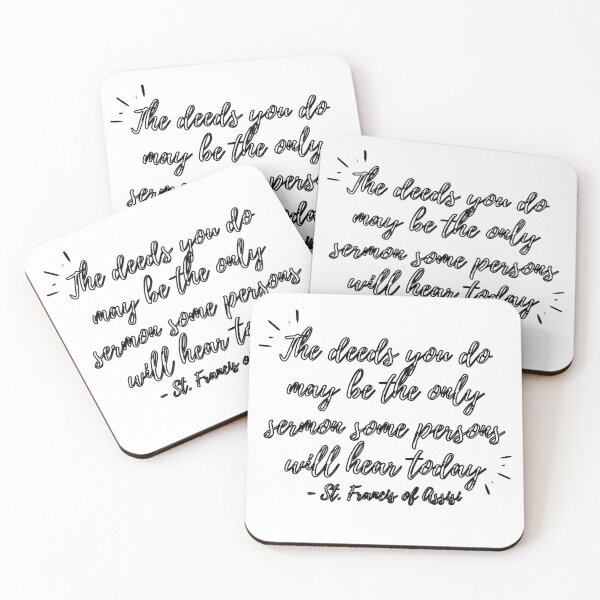 Item preview, The deeds you do (black hollow text) designed and sold by Grace Feucht.