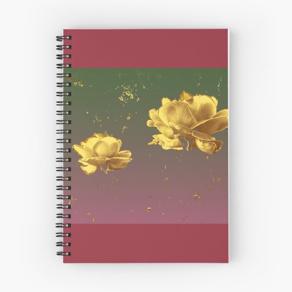 Item preview, Gold leaf roses designed and sold by abigailryder.