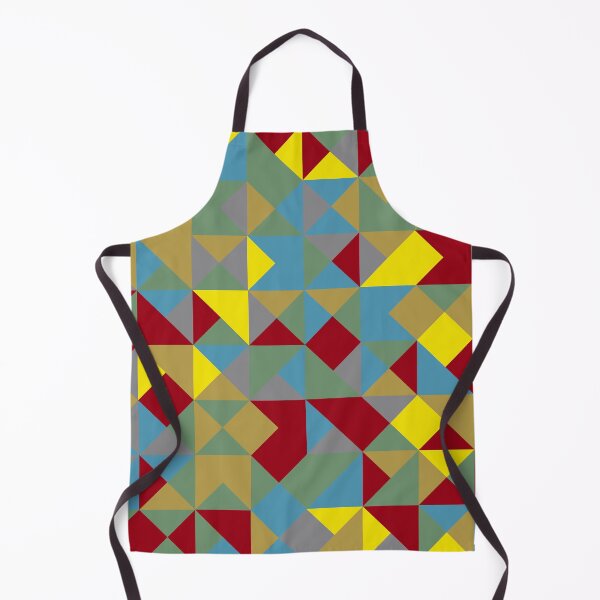 Item preview, Geometric shapes in abstract ornament in yellow and gray color palette designed and sold by acidmit.