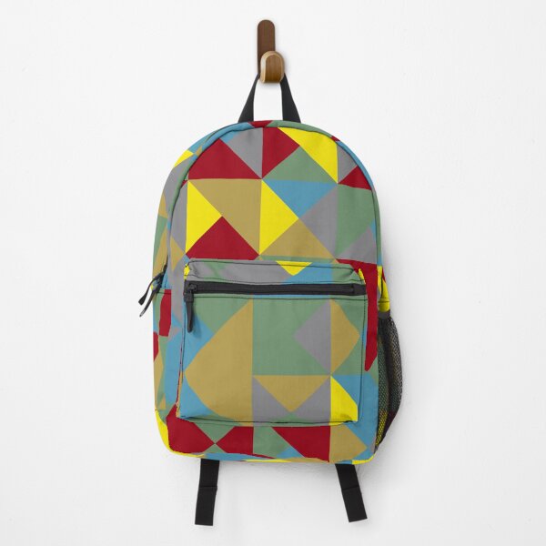 Item preview, Geometric shapes in abstract ornament in yellow and gray color palette designed and sold by acidmit.