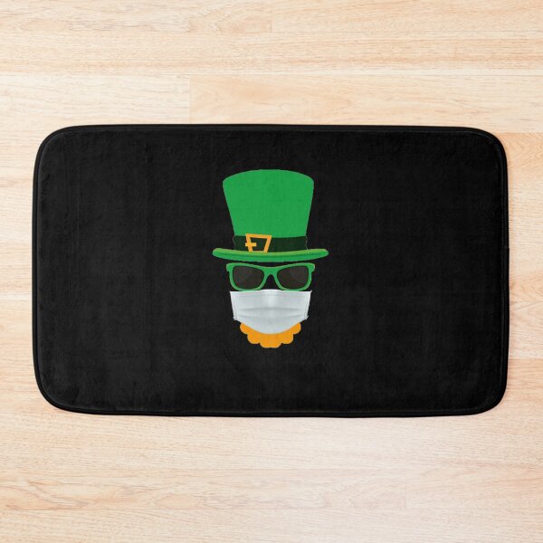 Item preview, Funny 2021 St Patricks Day Leprechaun Face Mask designed and sold by Kaliarizone.