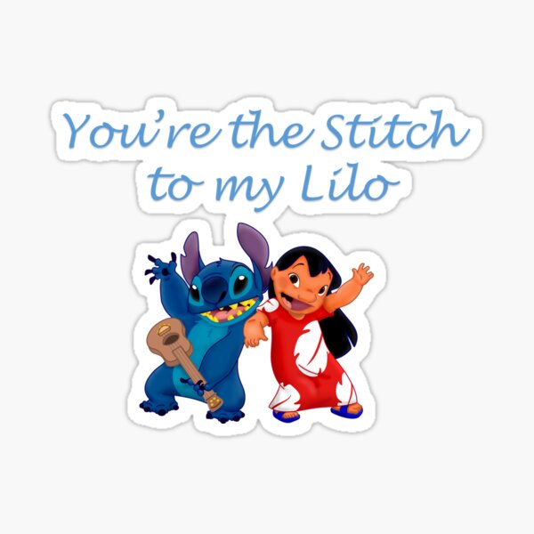 lilo and stitch Sticker for Sale by Joslyn Rinnels