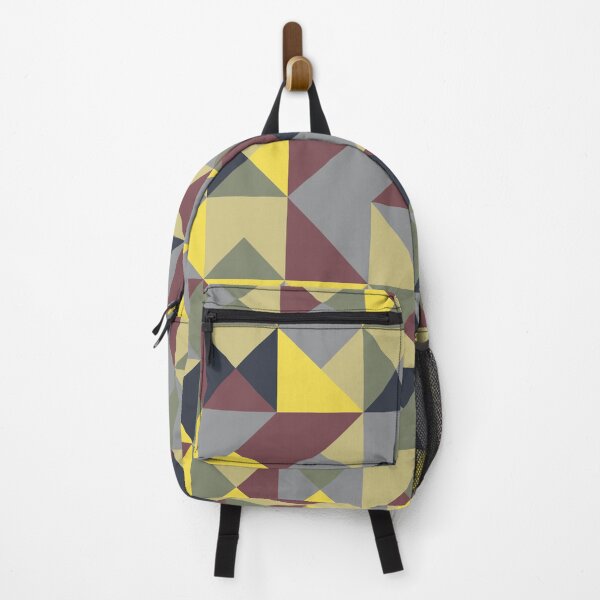 Item preview, Geometric shapes in abstract pattern in yellow and gray color palette designed and sold by acidmit.