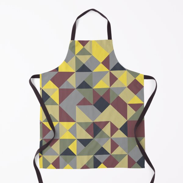 Item preview, Geometric shapes in abstract pattern in yellow and gray color palette designed and sold by acidmit.
