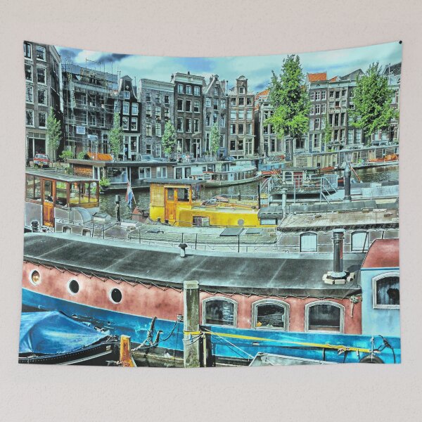 Item preview, Amsterdam Canal Boats designed and sold by Fashimation20.