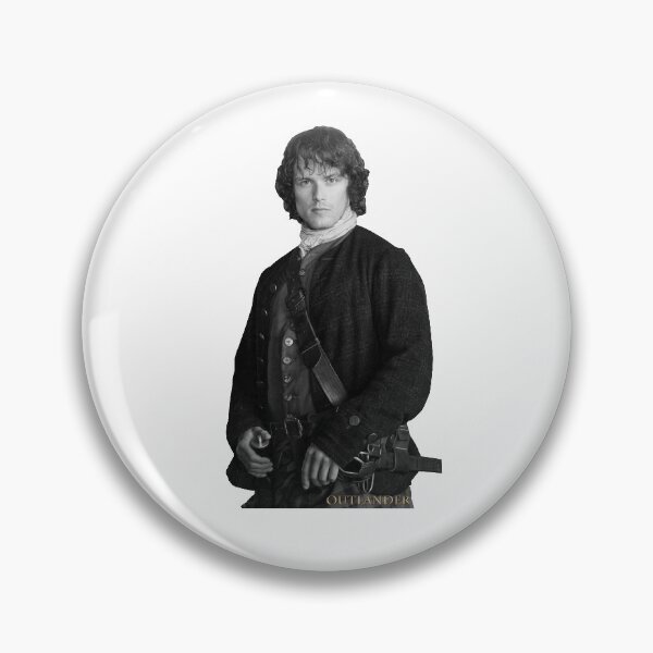 Item preview, Outlander Jamie Staring Black and White designed and sold by RubyKing94.