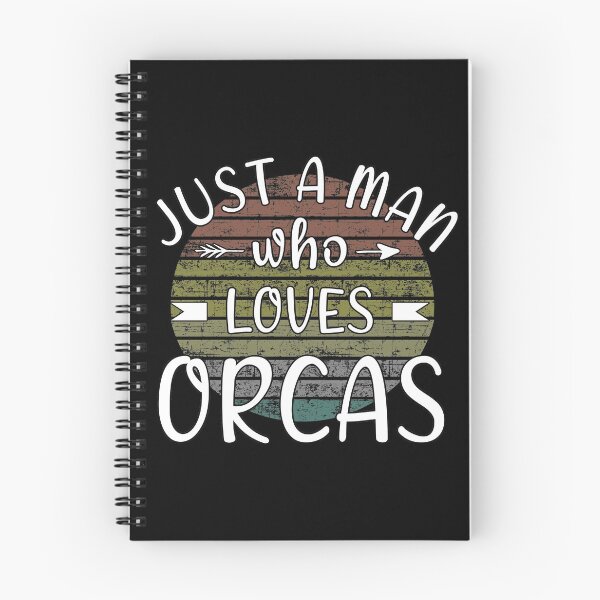 Item preview, Just a man who loves orcas designed and sold by Catsloversdotme.