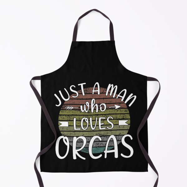 Item preview, Just a man who loves orcas designed and sold by Catsloversdotme.