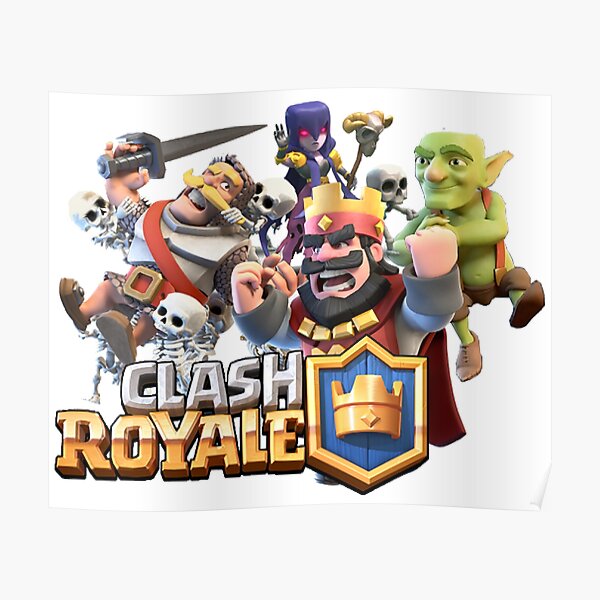 Clash Royal Posters Redbubble