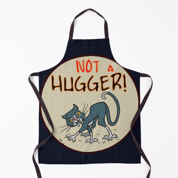 Item preview, Not a Hugger (cat) designed and sold by sandpiperstudio.